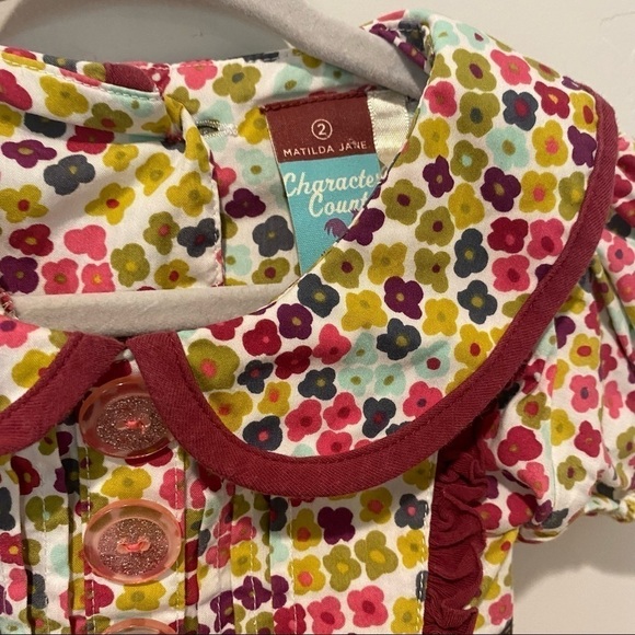 Matilda Jane character counts Russian dolls dress, Sz 2 - Picture 3 of 6